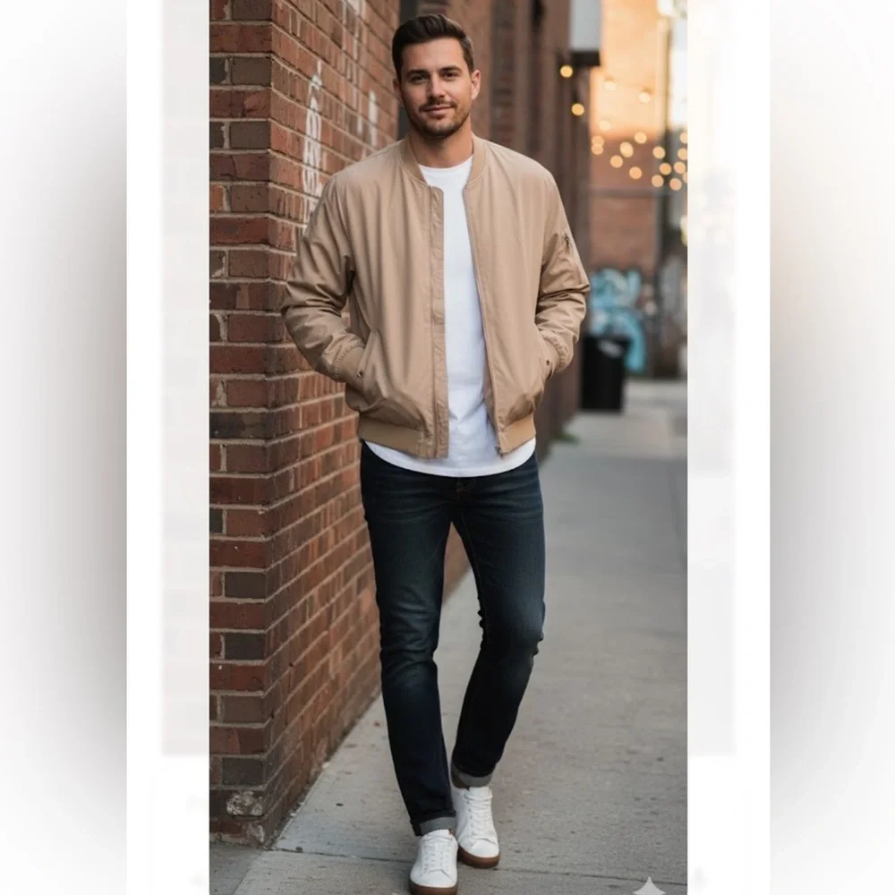 Coofandy stylish tan